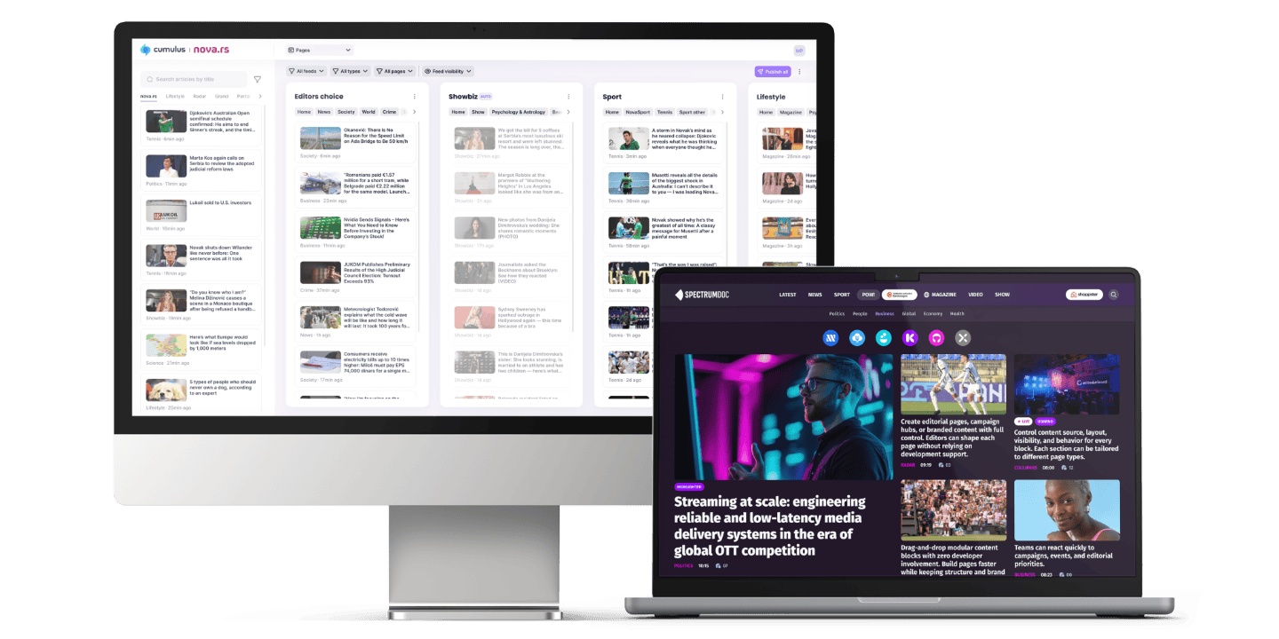 Headless. Multi-channel. Powered by AI.&nbsp;